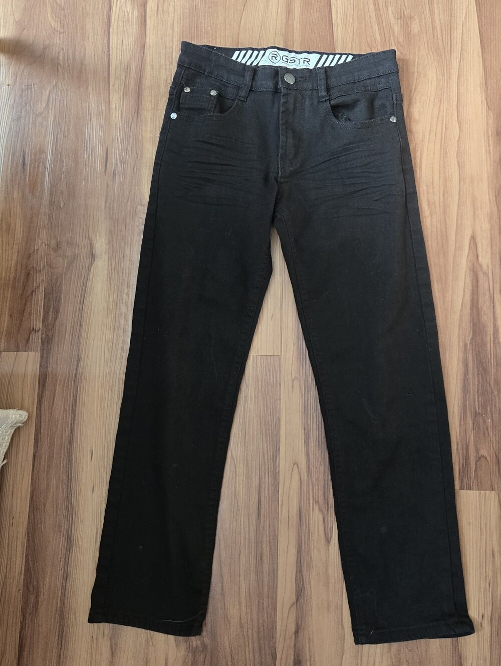 RGSTR Black Kids 10 Pull on Denim Jeans With Moderate Stretch